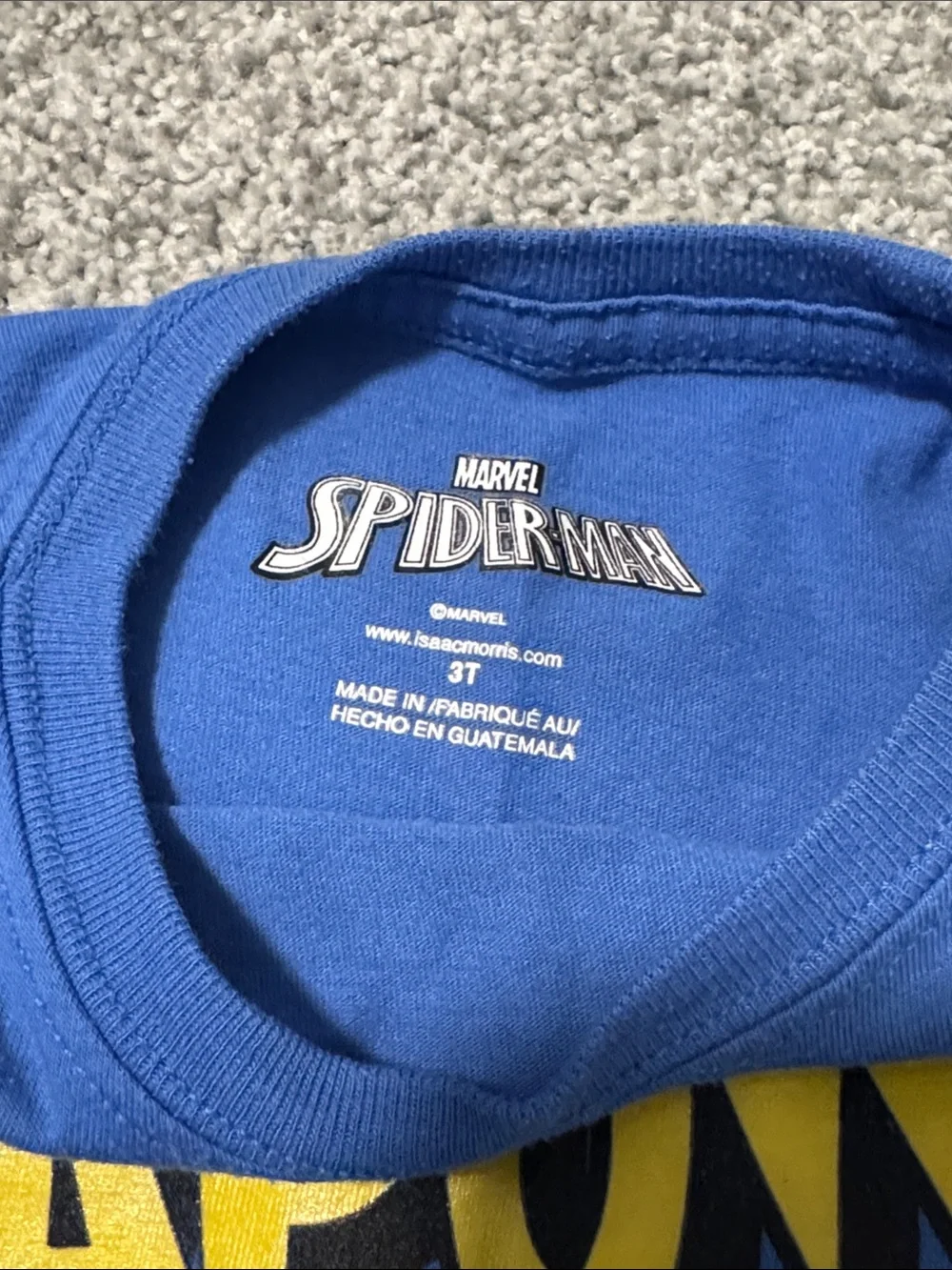 Marvel Spider-Man Kapow! Graphic Tee in Blue and Red